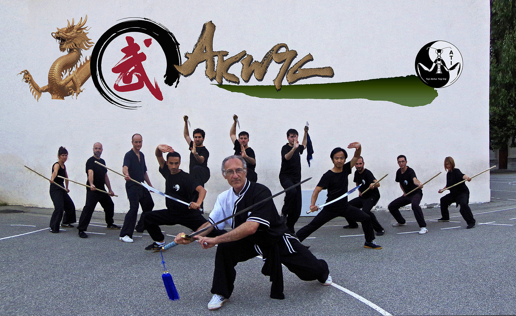 Elèves du Kung fu, dernier cours de la saison à Grenoble